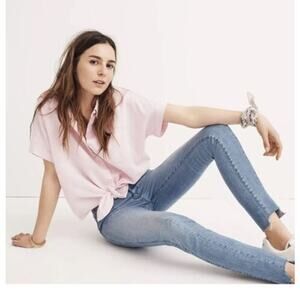 Madewell 9" High-Rise Skinny Jeans Seamed Step-Hem Edition Size 26